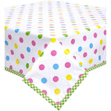 Big Dot Pink Oilcloth Tablecloths