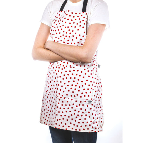 Red Dot Oilcloth Aprons
