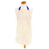 Lemon Yellow Dot Oilcloth Aprons