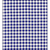 navy blue gingham oilcloth swatch