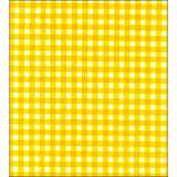 gingham yellow oilcloth swatch