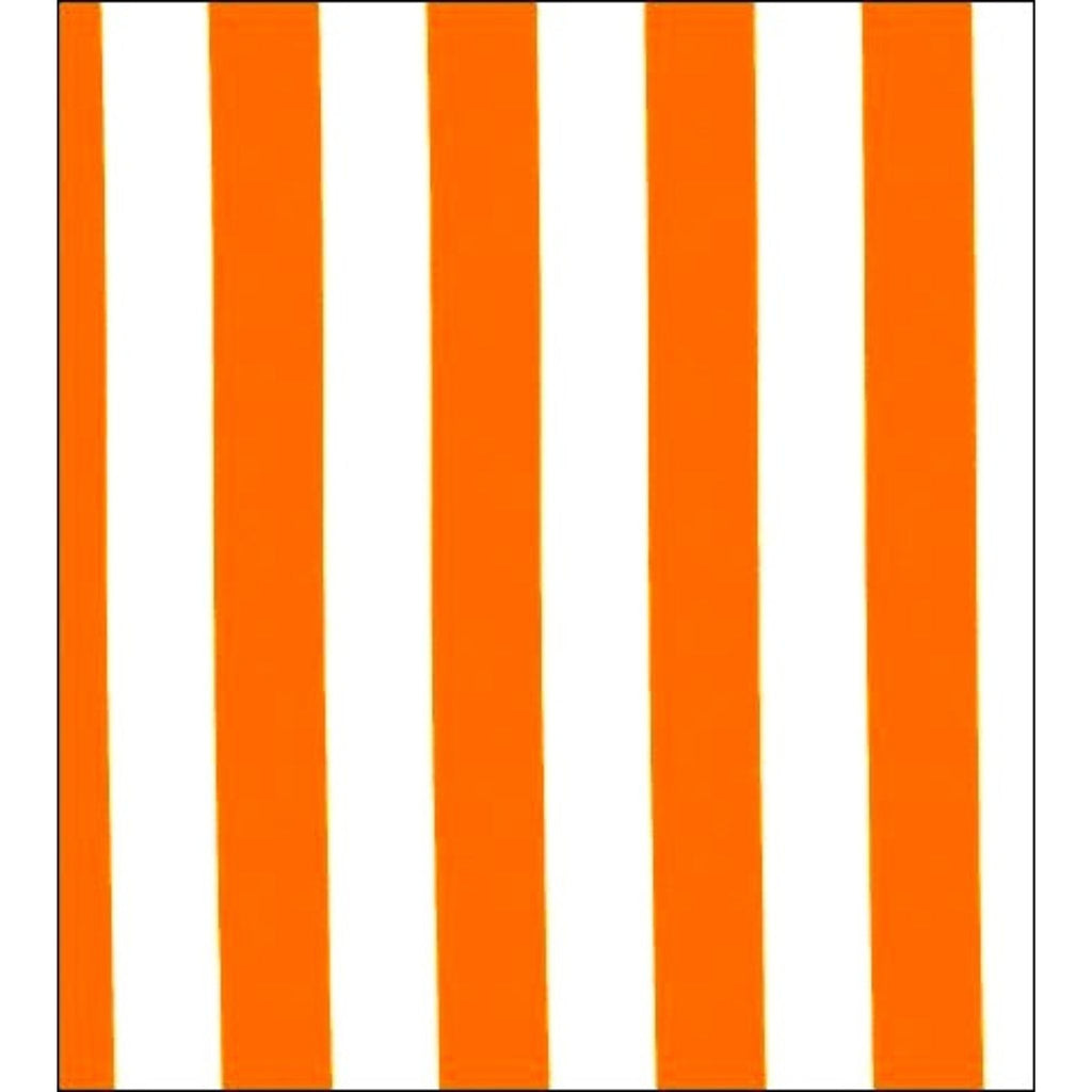 stripe orange oilcloth swatch