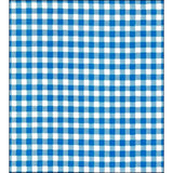gingham blue oilcloth swatch