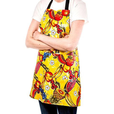 Sugarcane Yellow Oilcloth Aprons