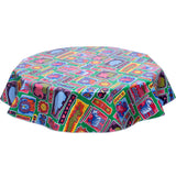 FreckledSage.com Round Tablecloth Menagerie Green