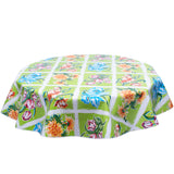 FreckledSage.com Round Tablecloth Sentimental Lime