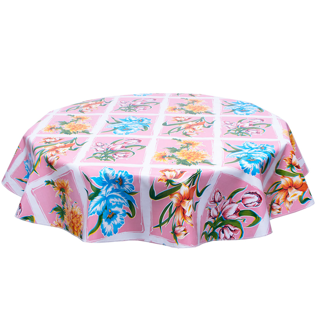 FreckledSage.com Round tablecloth Sentimental Pink