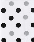 Freckled Sage Swatch Big Dot Silver & Black
