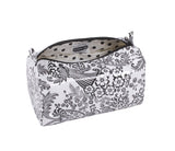 Freckled Sage Oilcloth Travel Bag Toile Black