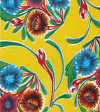 Freckled Sage Oilcloth Swatch Bloom Yellow