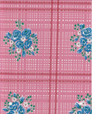 Freckled Sage Oilcloth Swatch Bouquet Pink