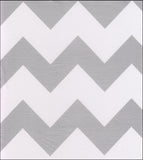 Freckled Sage Oilcloth Swatch Chevron Silver