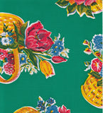 Freckled Sage Swatch Flower Basket Green