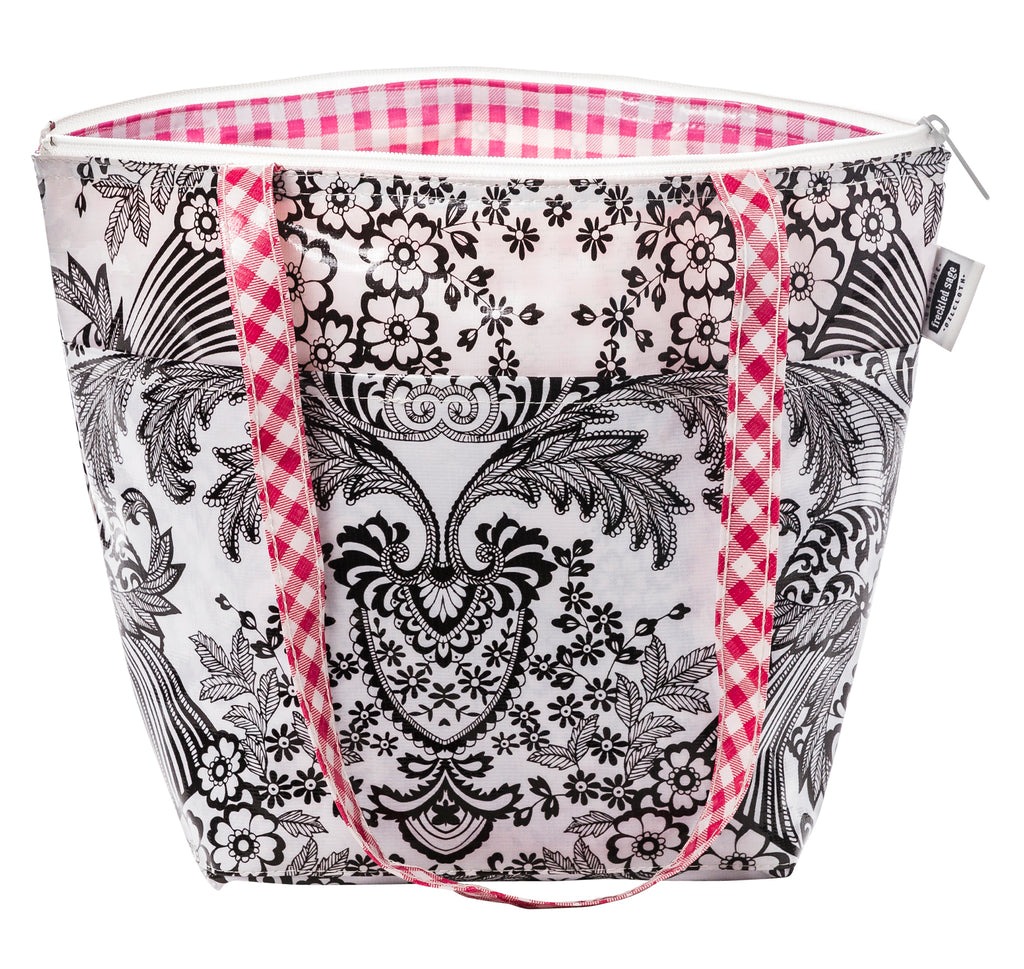 Freckled Sage Insulated Thermal Lunch Bag Toile Black