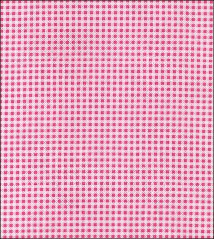 Freckled Sage Oilcloth Swatch Pink Gingham