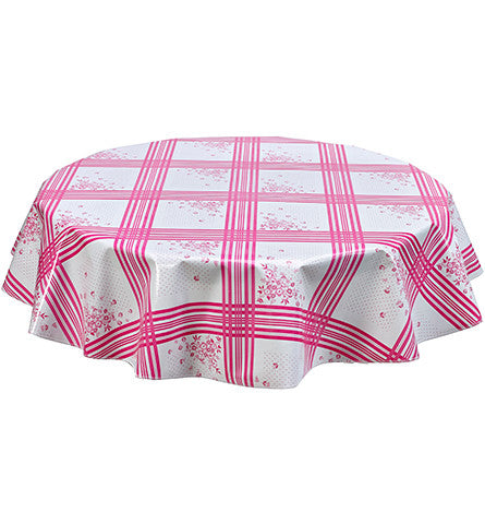 Freckled Sage Round Tablecloth Pink Cornflower