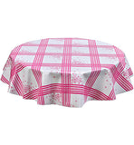 Freckled Sage Round Tablecloth Pink Cornflower