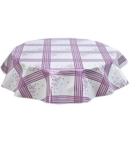 Freckled Sage Round Tablecloth Purple Cornflower