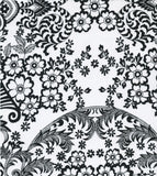 Toile Black with Red Gingham Trim Oilcloth Tablecloth