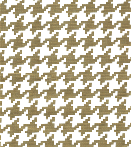 FreckledSage.com Gold Houndstooth Swatch