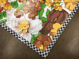 55 x84 Garden Yellow Oilcloth Tablecloths