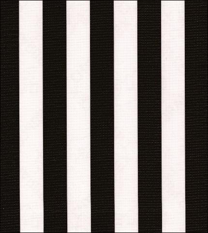 Stripe Black Oilcloth Tablecloths with a Simple Hem
