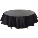 round chalk fabric tablecloth