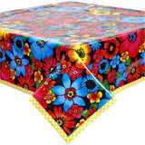 Betty's Bunch Black Oilcloth Tablecloths