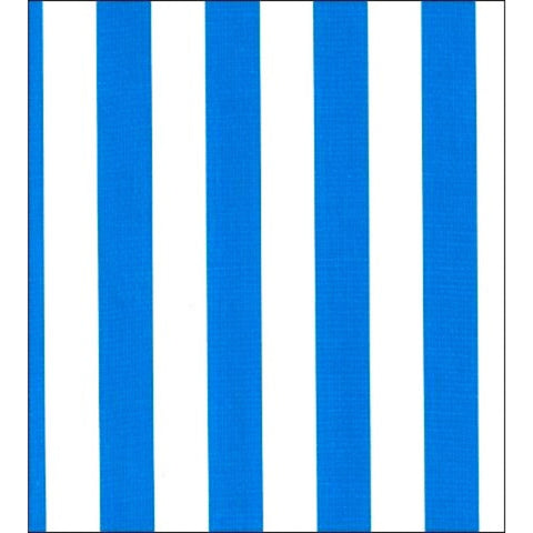 freckled sage stripe blue oilcloth swatch