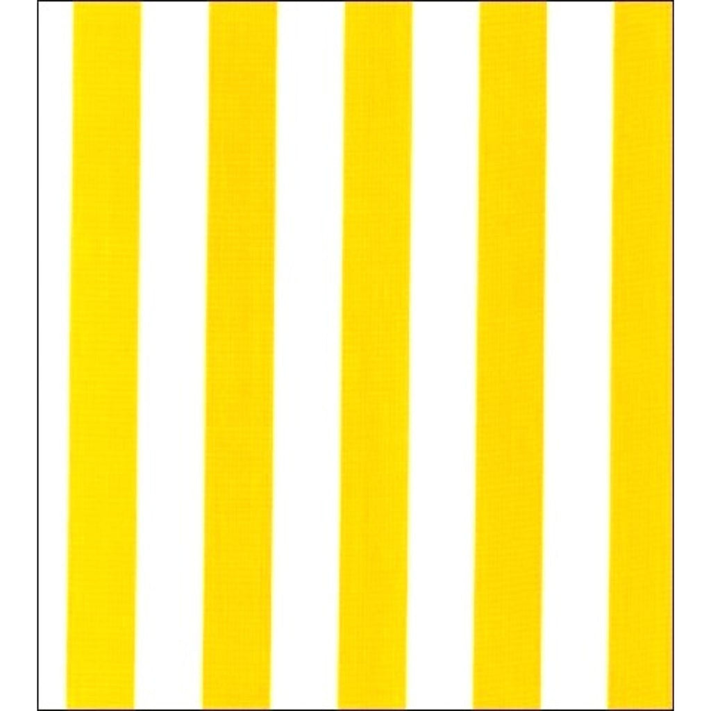 freckled sage stripe yellow oilcloth swatch