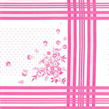 corn flower pink oilcloth swatch