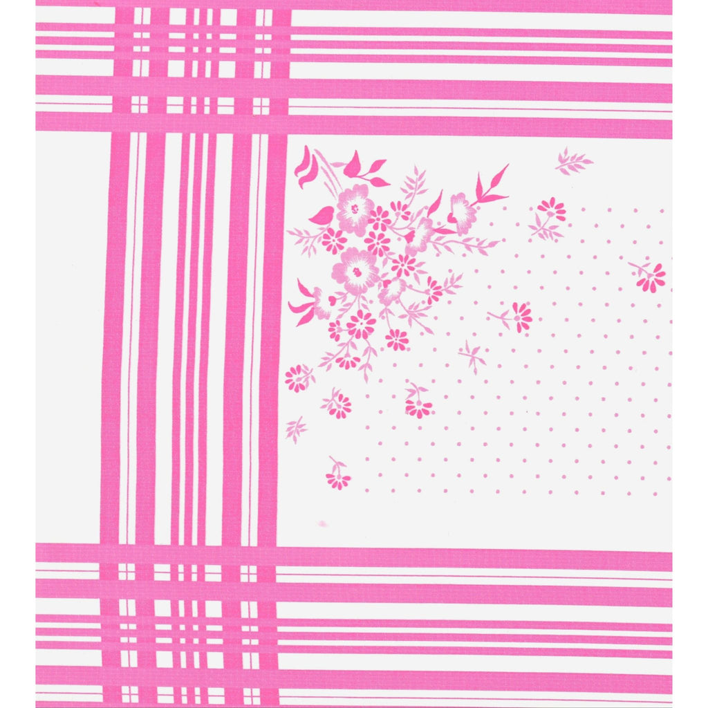 corn flower pink oilcloth swatch