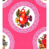 doily pink oilcloth swatch