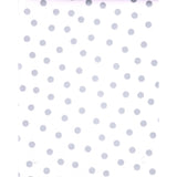 dot silver oilcloth swatch