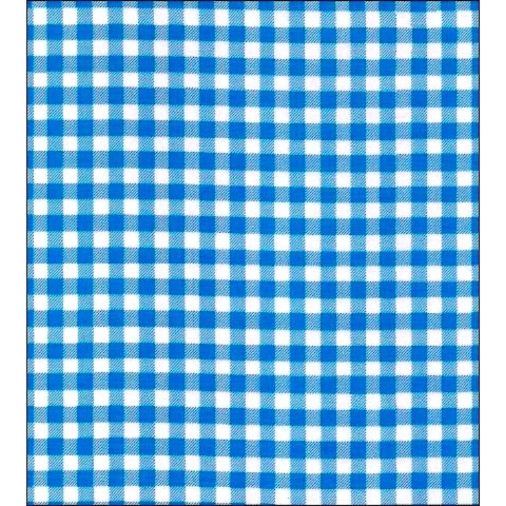 freckled sage blue gingham oilcloth swatch