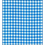 gingham blue oilcloth swatch