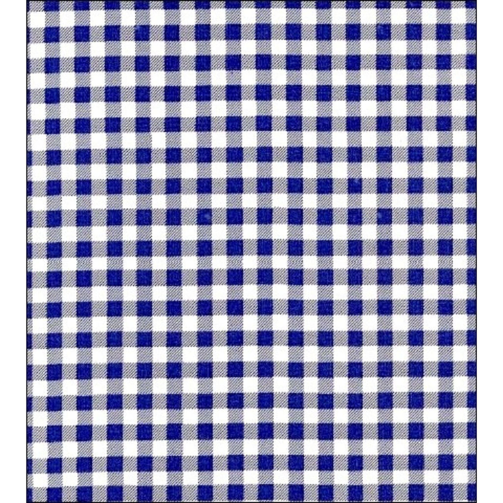 freckled sage navy blue gingham oilcloth swatch