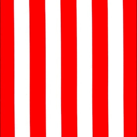 stripe red oilcloth swatch