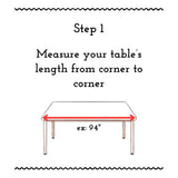 Custom Rectangular Tablecloth up to 48x102