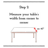 Custom Rectangular Tablecloth up to 48x102