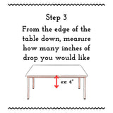 Custom Rectangular Tablecloth up to 48x102