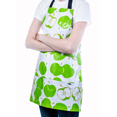 Freckled Sage Aprons Mod Apple Lime Green