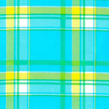 freckled sage plaid light blue and yellow oilcloth swatch