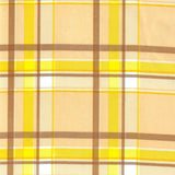 plaid tan and yellow swatch