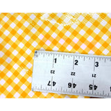 Slightly Imperfect 48x60" Gingham Yellow Oilcloth Tablecloth