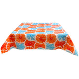 citrus grapefruit oilcloth tablecloth