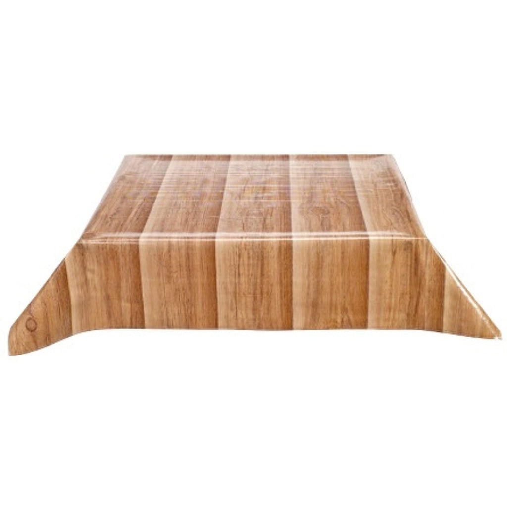 Faux Bois Plank Primavera Oilcloth Tablecloths