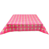 square hot pink oilcloth tablecloth