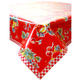 Retro Red Oilcloth Tablecloths