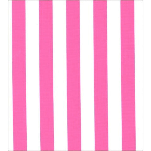 stripe pink oilcloth swatch
